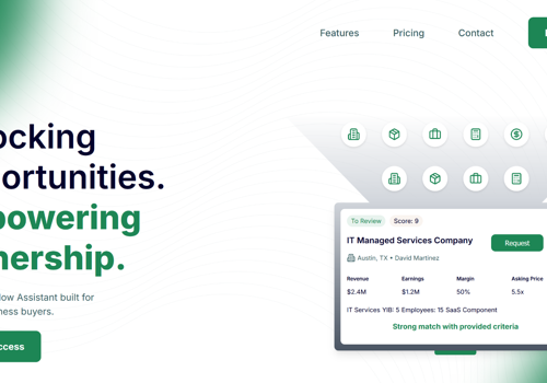 Suchassistent – Deal-Flow-Assistent