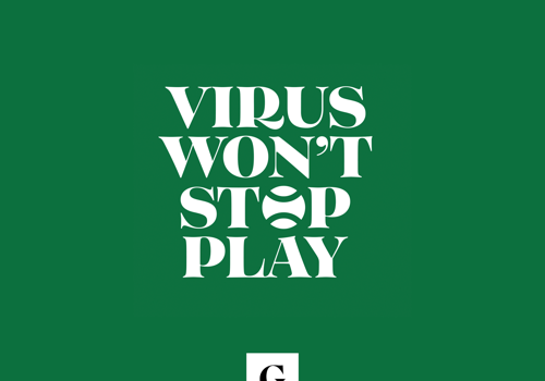 Plattform zur Nachstellung des Tennisturniers von Wimbledon